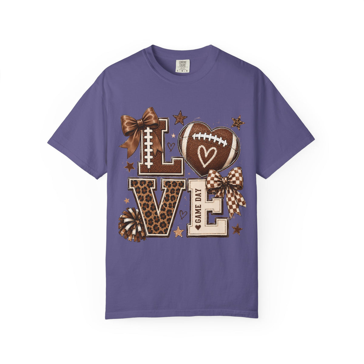 Game Day Love T-Shirt — Football Cheer Mom/Player Spirit Tee