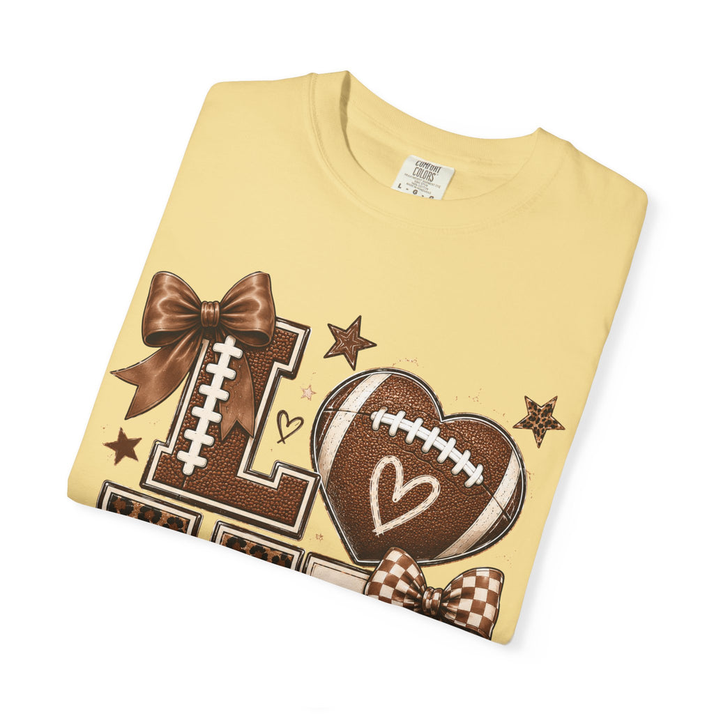 Game Day Love T-Shirt — Football Cheer Mom/Player Spirit Tee