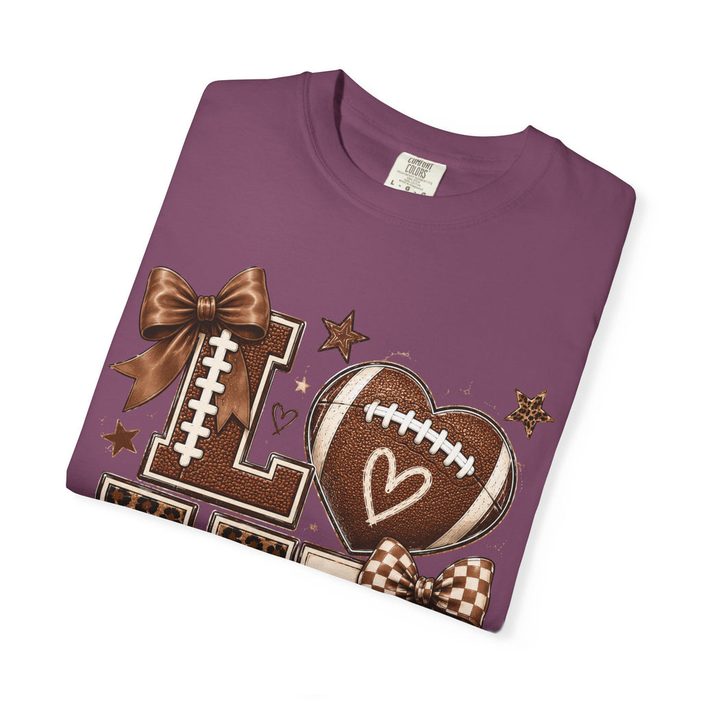 Game Day Love T-Shirt — Football Cheer Mom/Player Spirit Tee