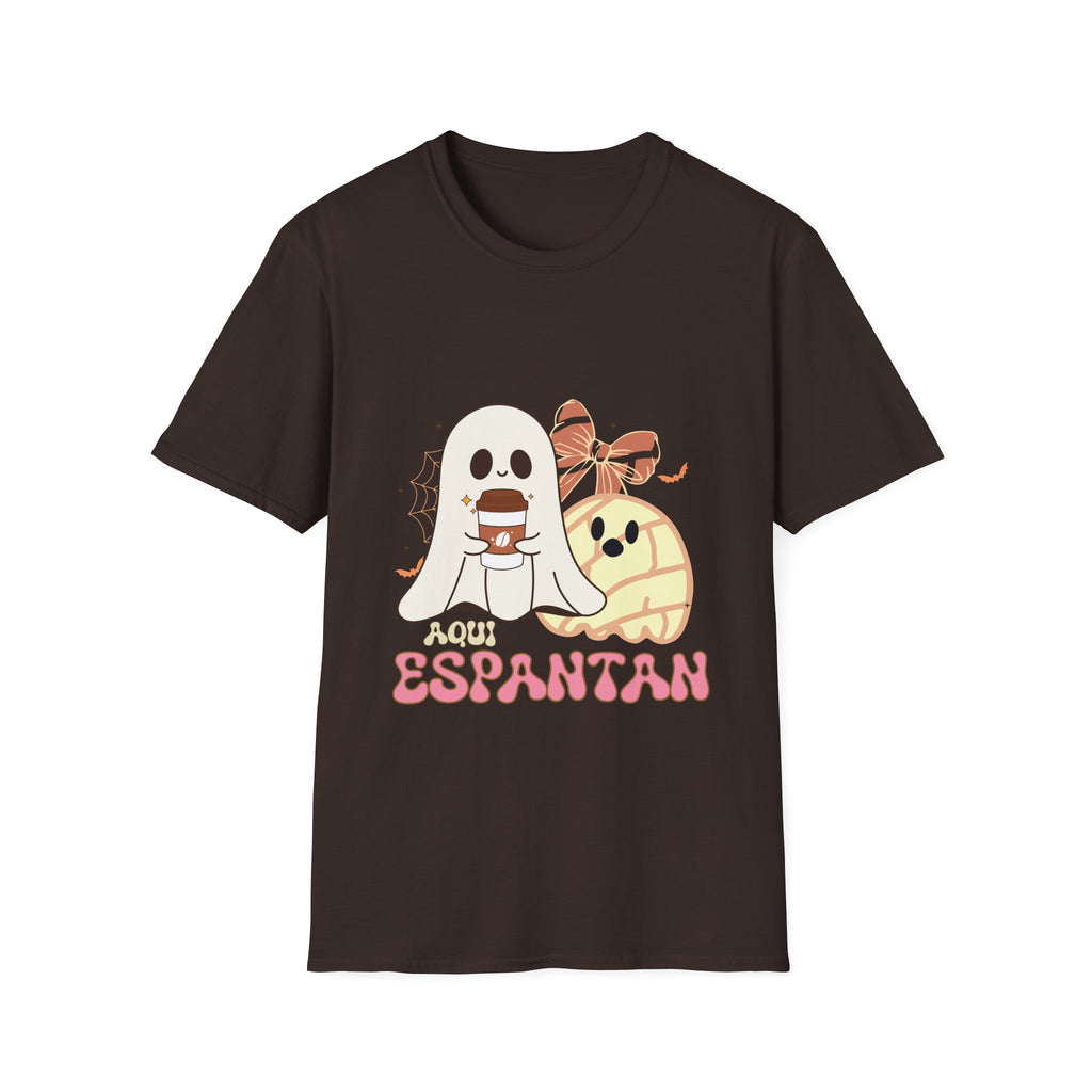 Aqui Espantan - Ghost Graphic T-shirt