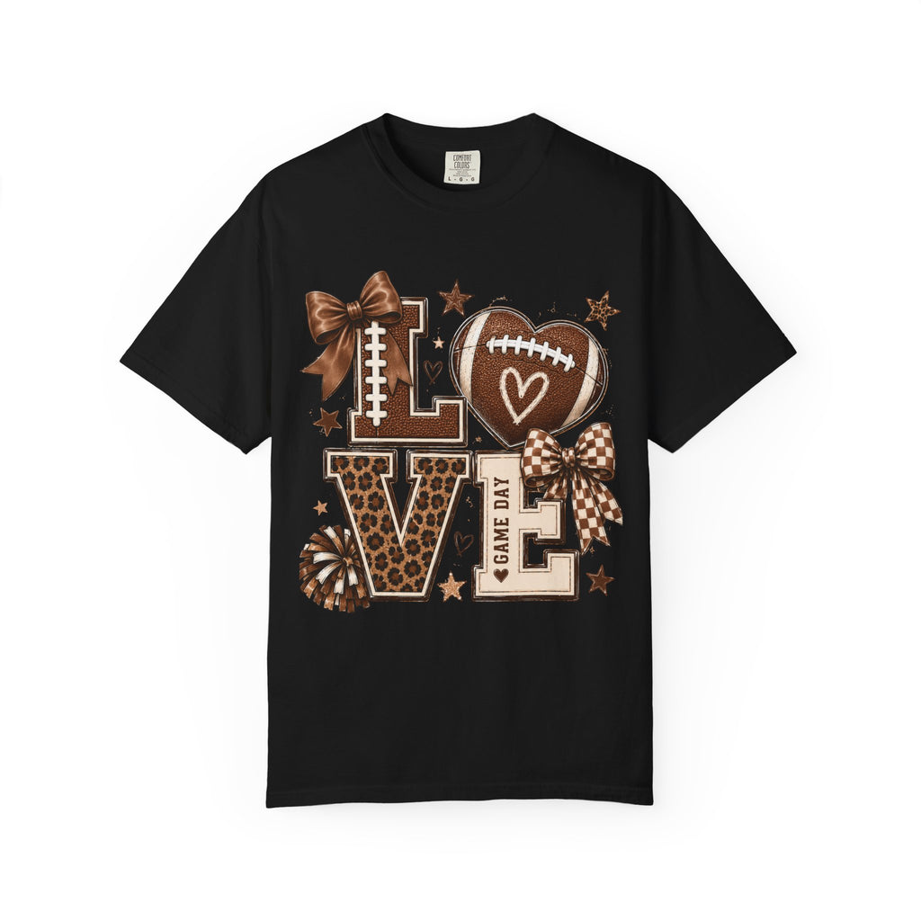 Game Day Love T-Shirt — Football Cheer Mom/Player Spirit Tee