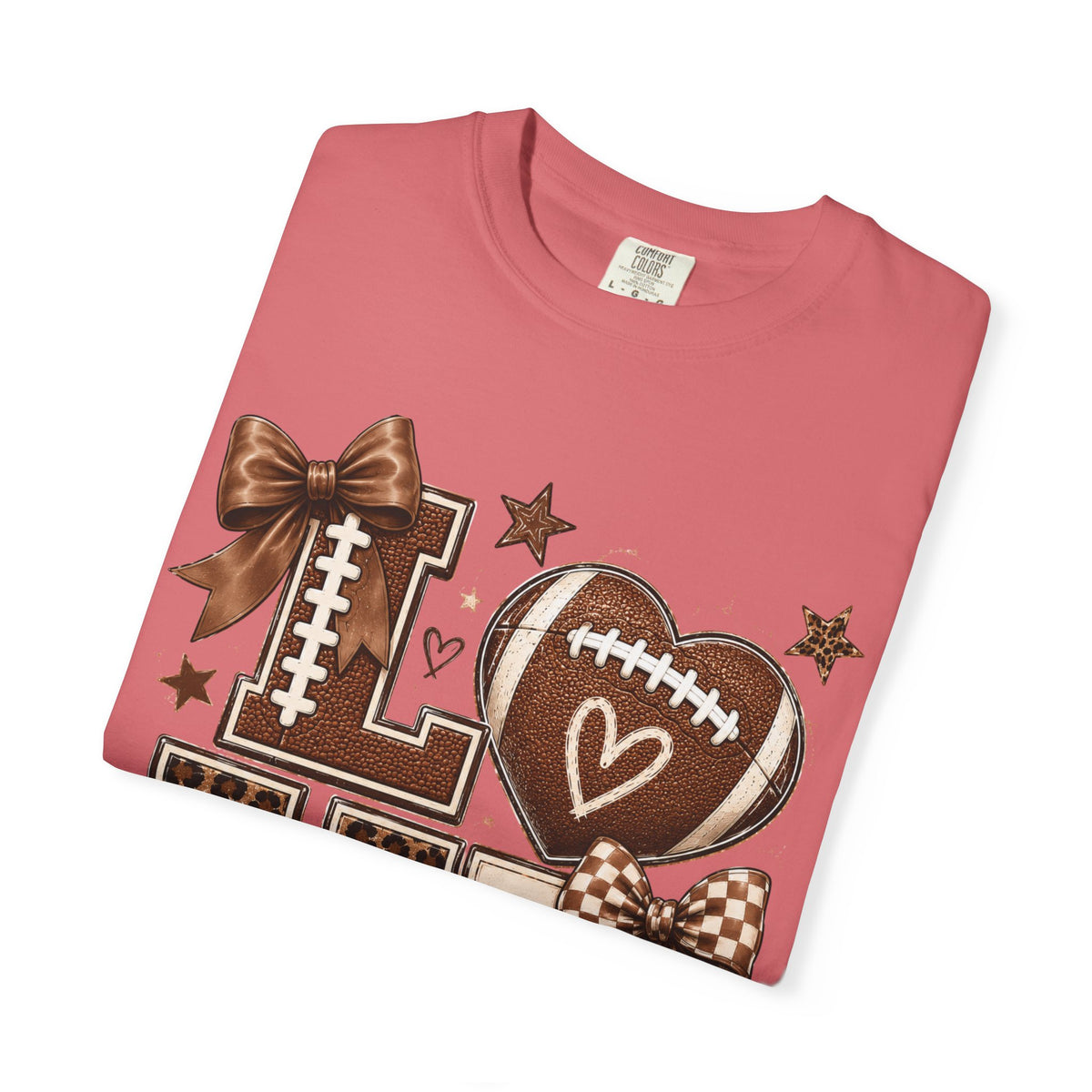 Game Day Love T-Shirt — Football Cheer Mom/Player Spirit Tee