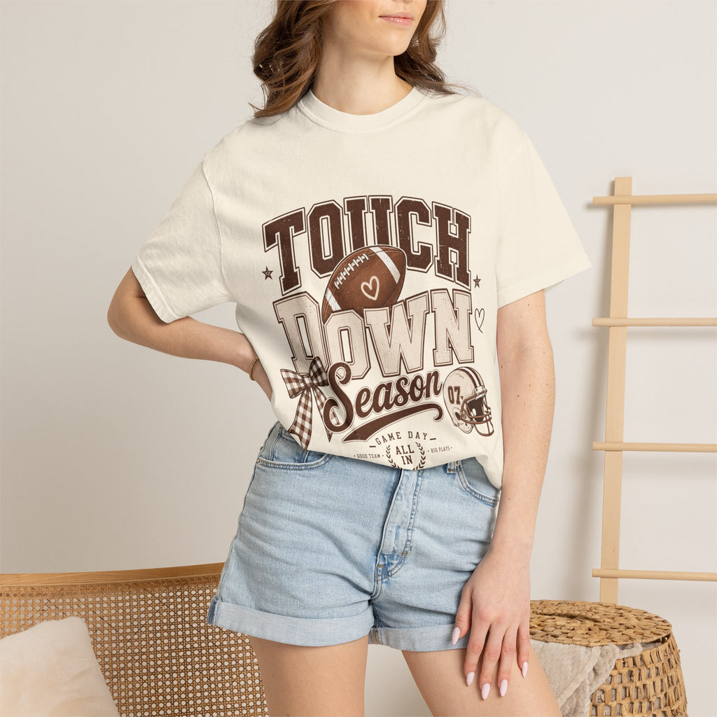 Touchdown Season T-Shirt — Vintage Football Game Day Tee