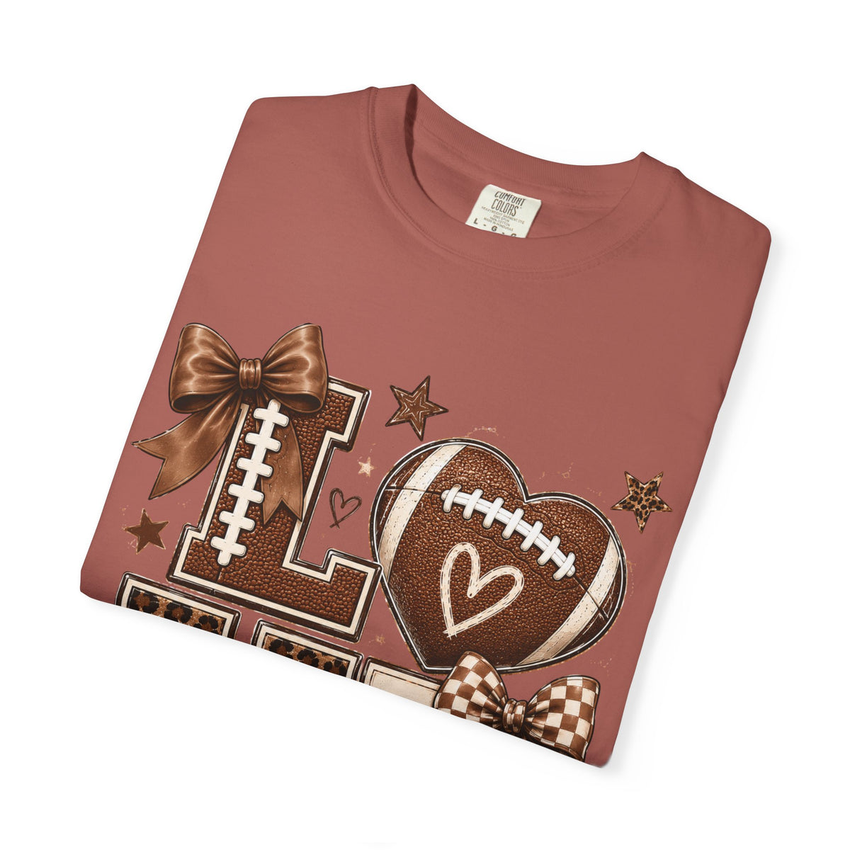 Game Day Love T-Shirt — Football Cheer Mom/Player Spirit Tee