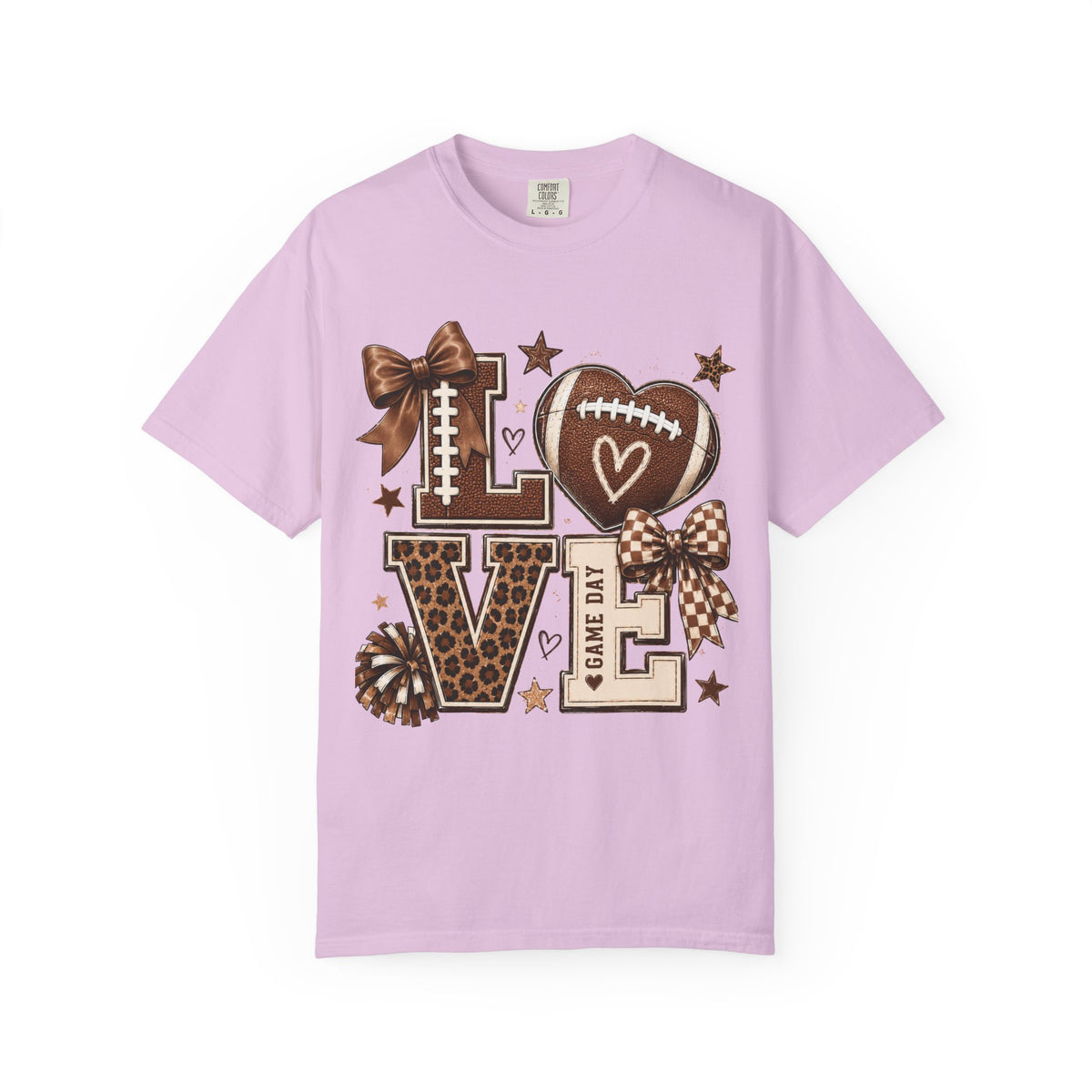 Game Day Love T-Shirt — Football Cheer Mom/Player Spirit Tee