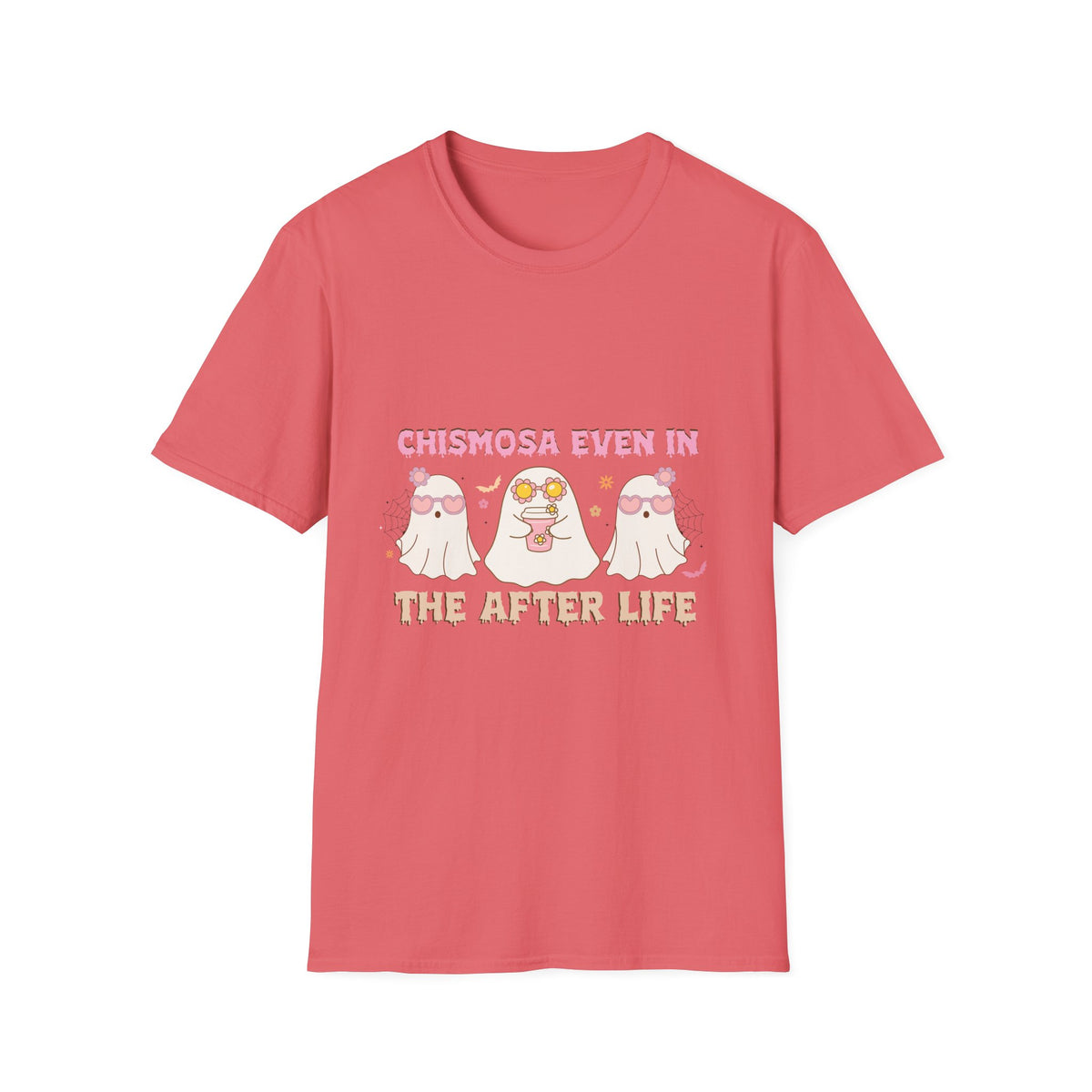 Chismosa Even in the Afterlife T-Shirt — Cute Ghosts Graphic Tee