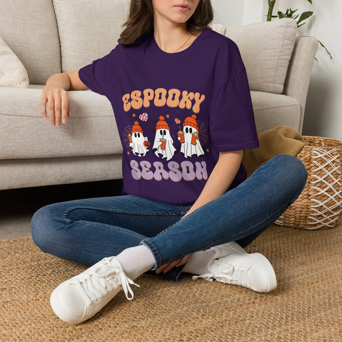 Espooky Season T-Shirt — Cute Ghosts - Halloween Tee
