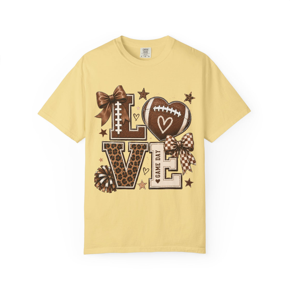 Game Day Love T-Shirt — Football Cheer Mom/Player Spirit Tee