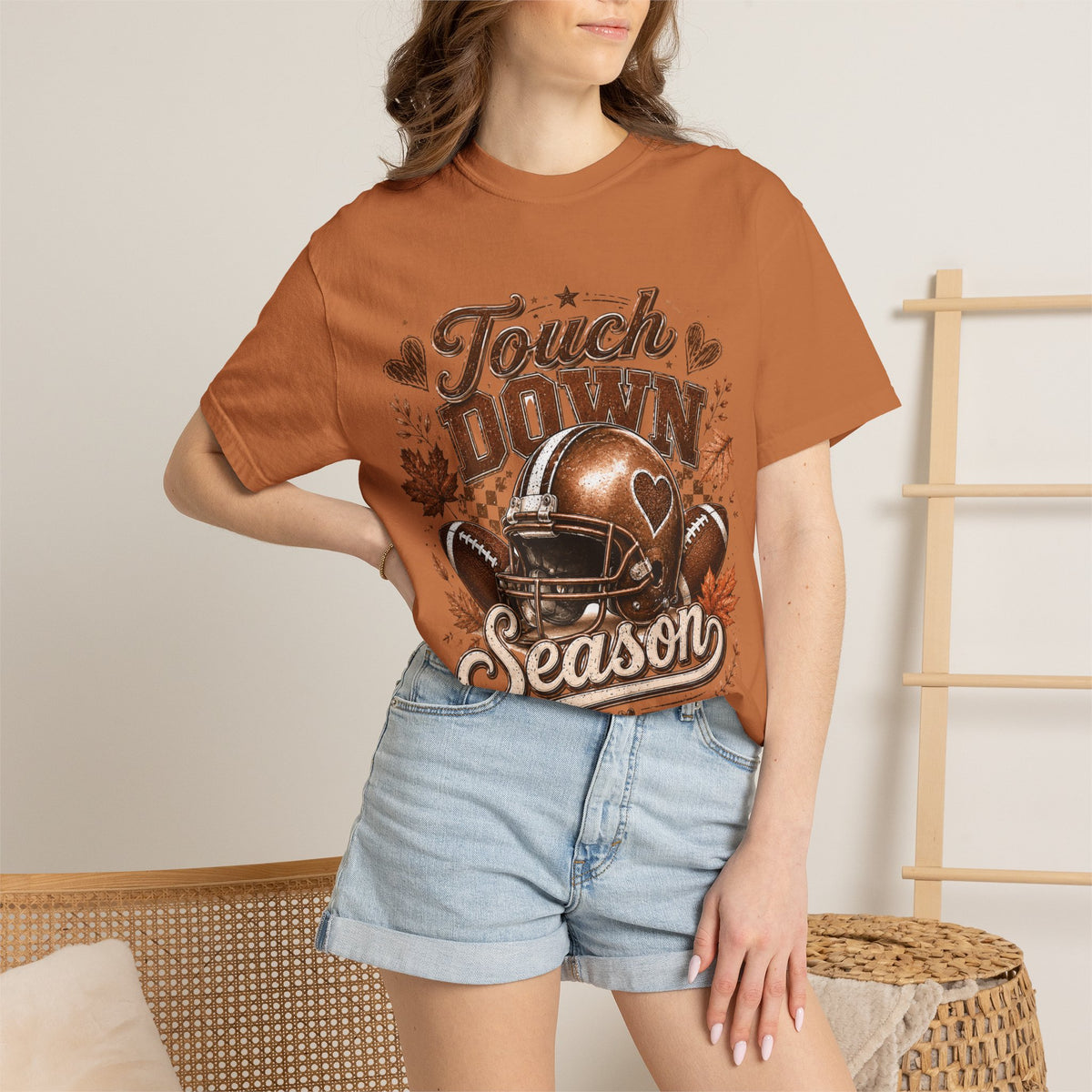 Touchdown Season Football T-Shirt — Autumn Game Day Tee