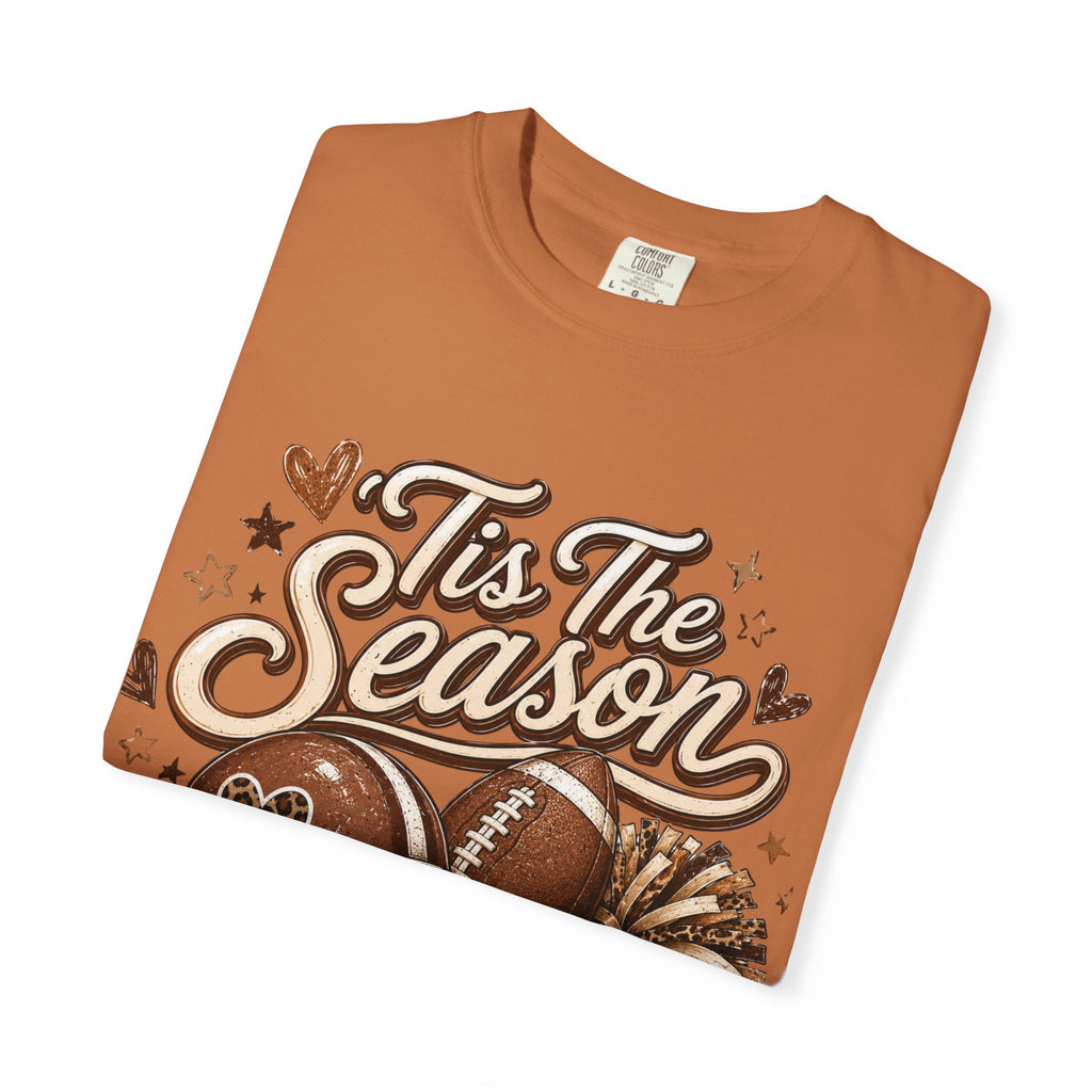T-Shirt — "'Tis The Season" Football & Fall Cozy Graphic Tee
