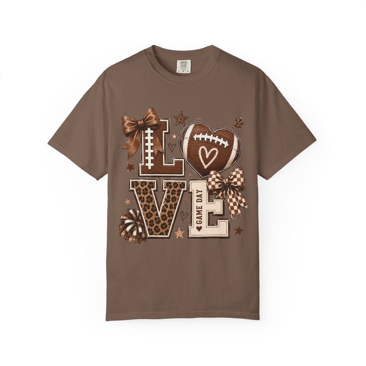 Game Day Love T-Shirt — Football Cheer Mom/Player Spirit Tee