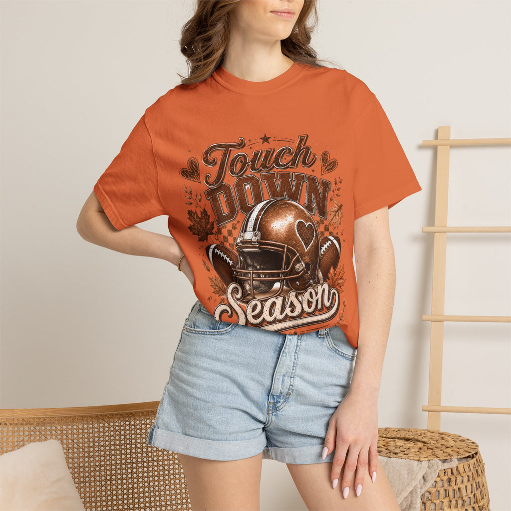Touchdown Season Football T-Shirt — Autumn Game Day Tee