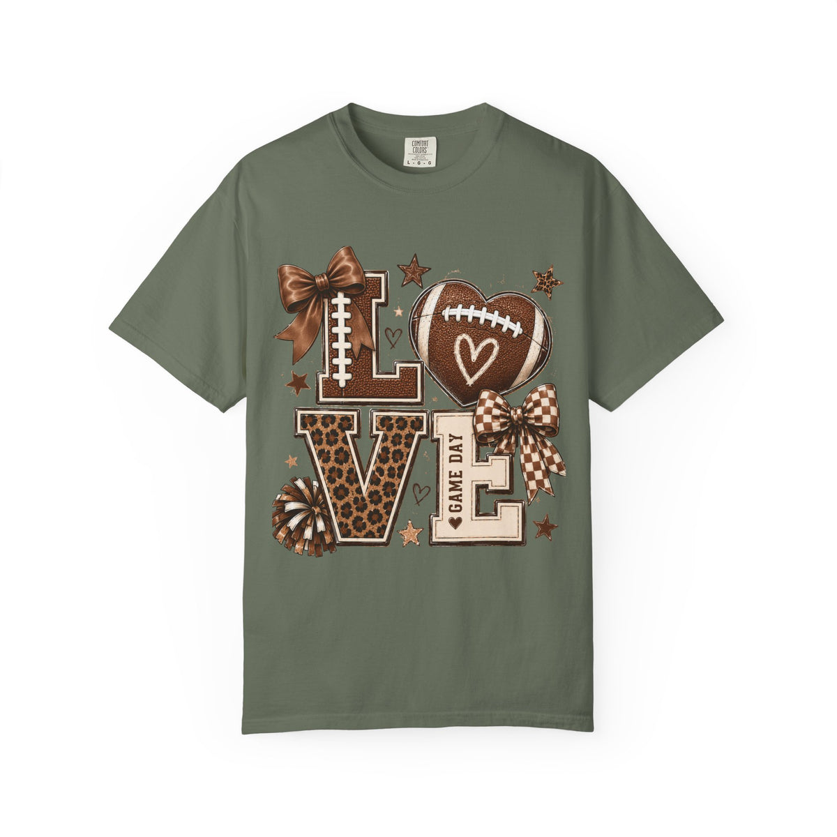 Game Day Love T-Shirt — Football Cheer Mom/Player Spirit Tee