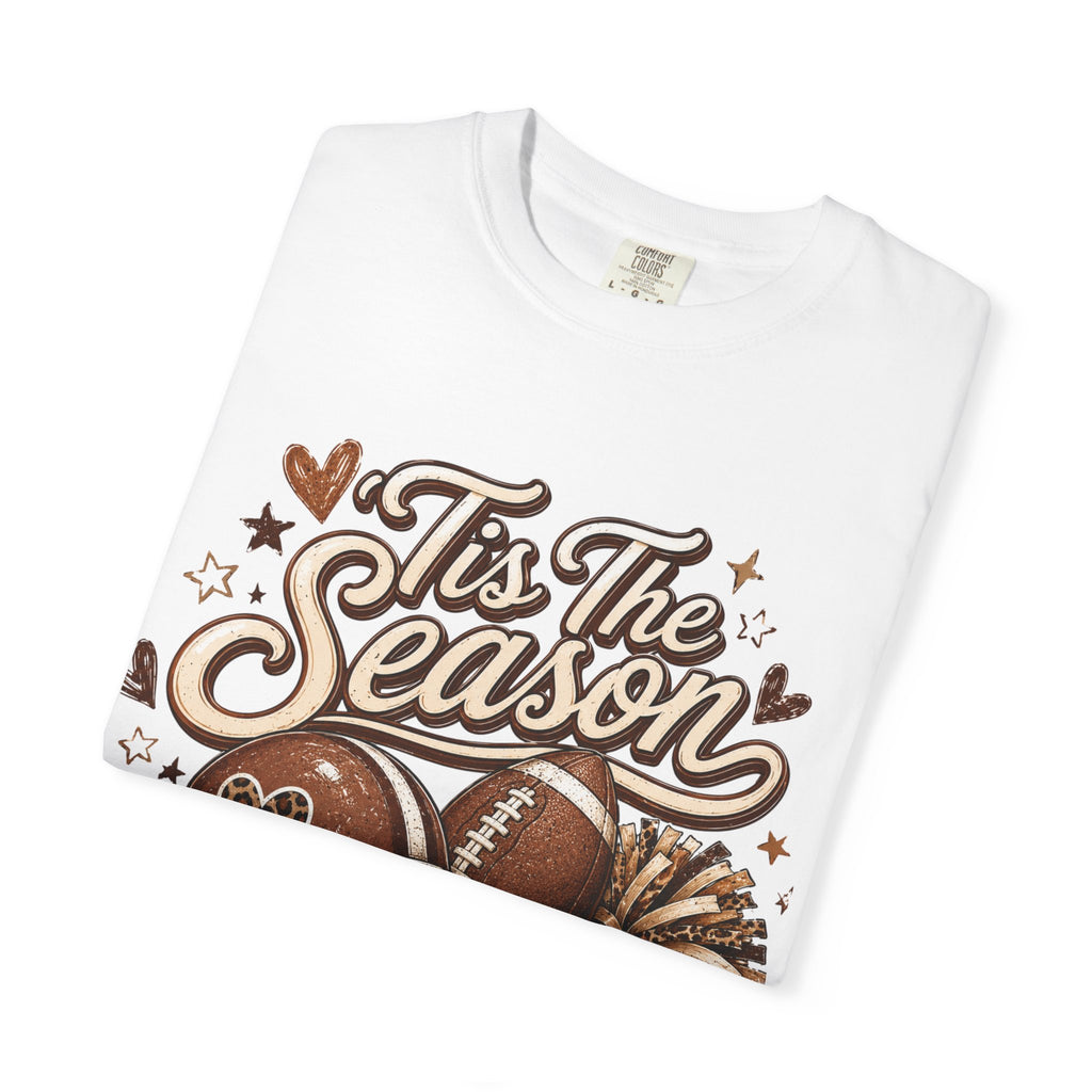 T-Shirt — "'Tis The Season" Football & Fall Cozy Graphic Tee