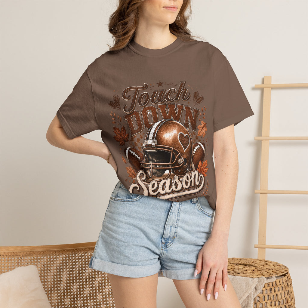 Touchdown Season Football T-Shirt — Autumn Game Day Tee