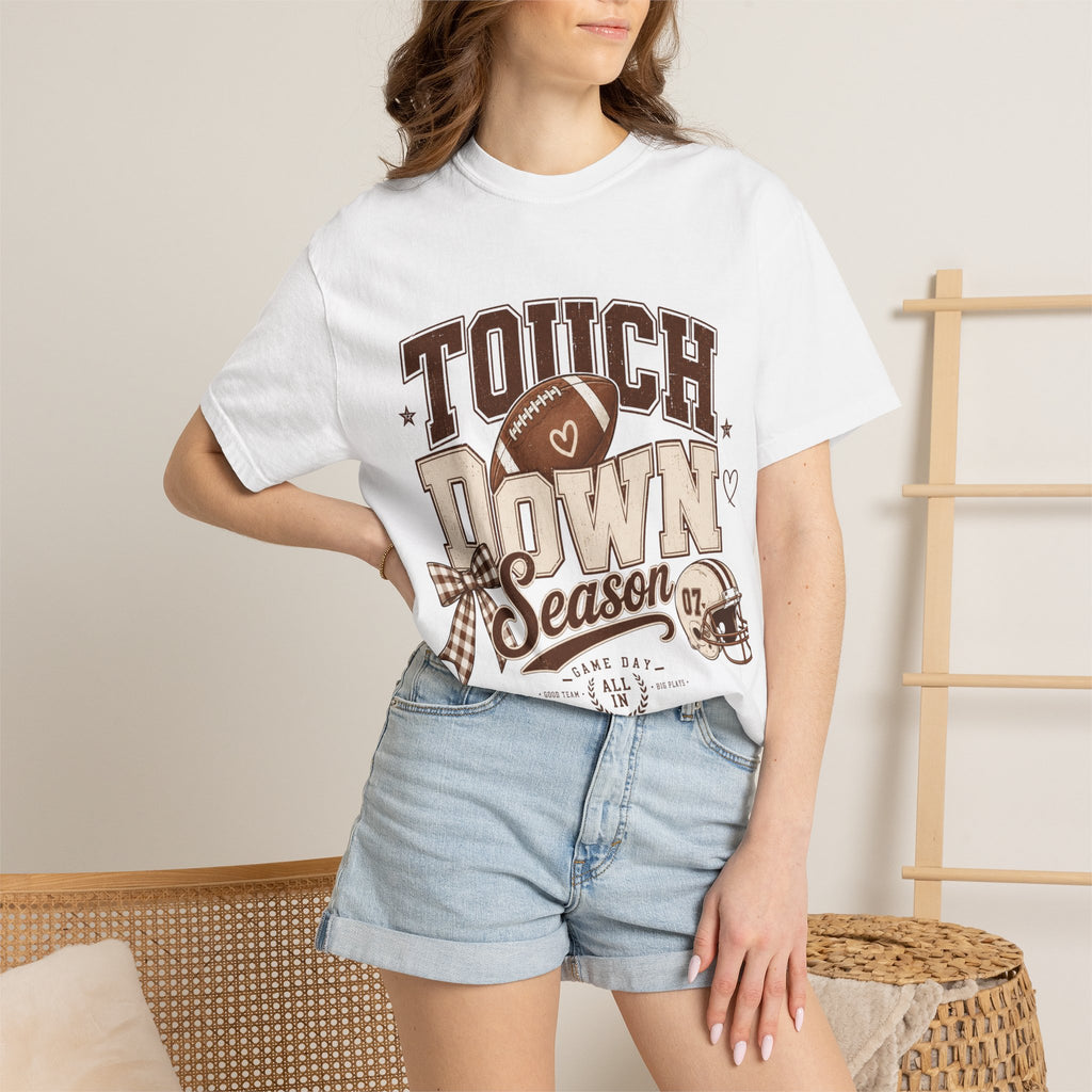 Touchdown Season T-Shirt — Vintage Football Game Day Tee