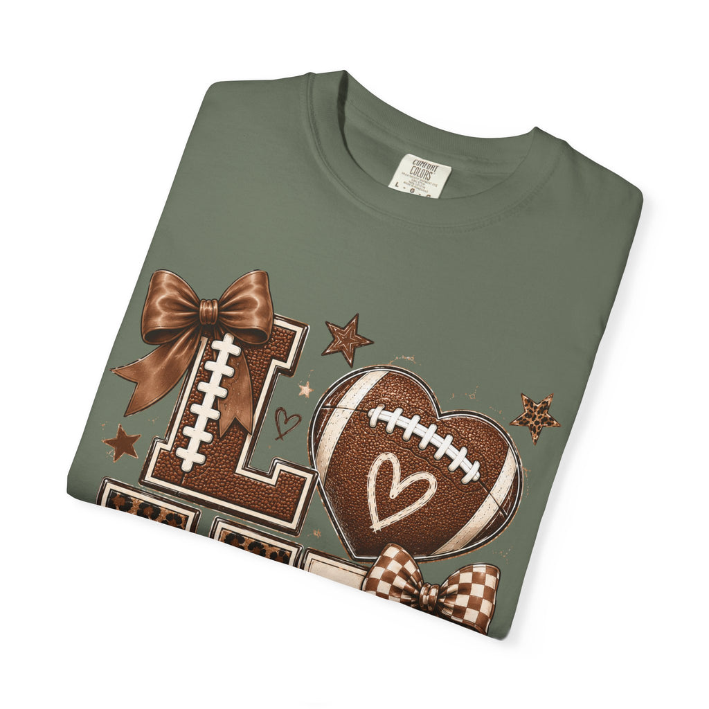 Game Day Love T-Shirt — Football Cheer Mom/Player Spirit Tee