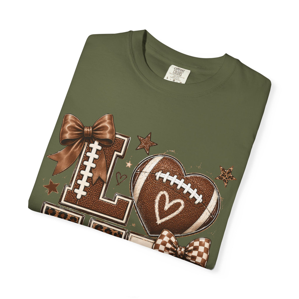 Game Day Love T-Shirt — Football Cheer Mom/Player Spirit Tee