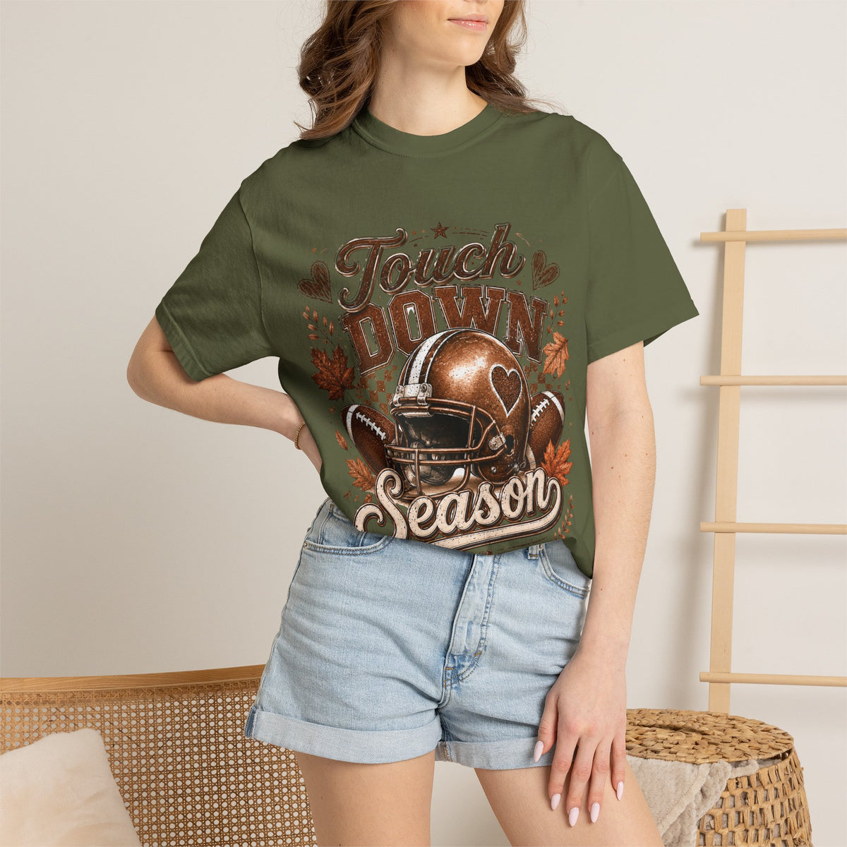 Touchdown Season Football T-Shirt — Autumn Game Day Tee