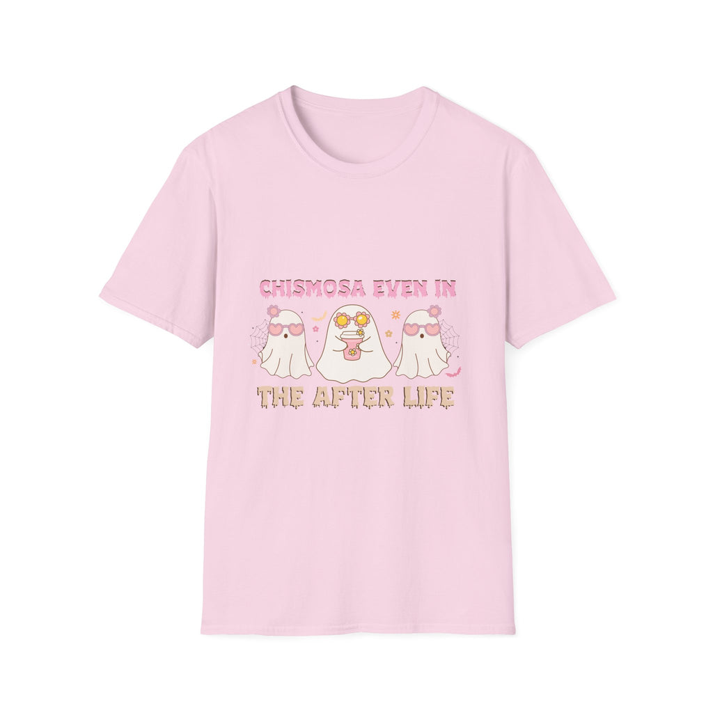 Chismosa Even in the Afterlife T-Shirt — Cute Ghosts Graphic Tee