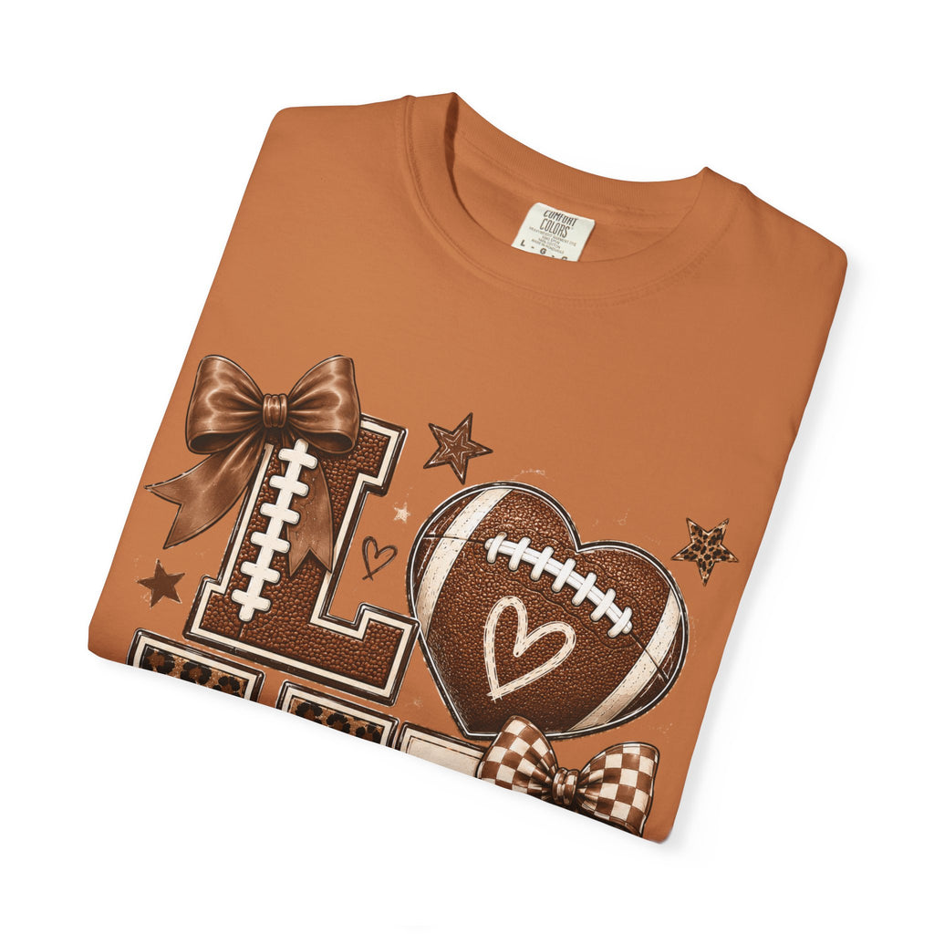 Game Day Love T-Shirt — Football Cheer Mom/Player Spirit Tee