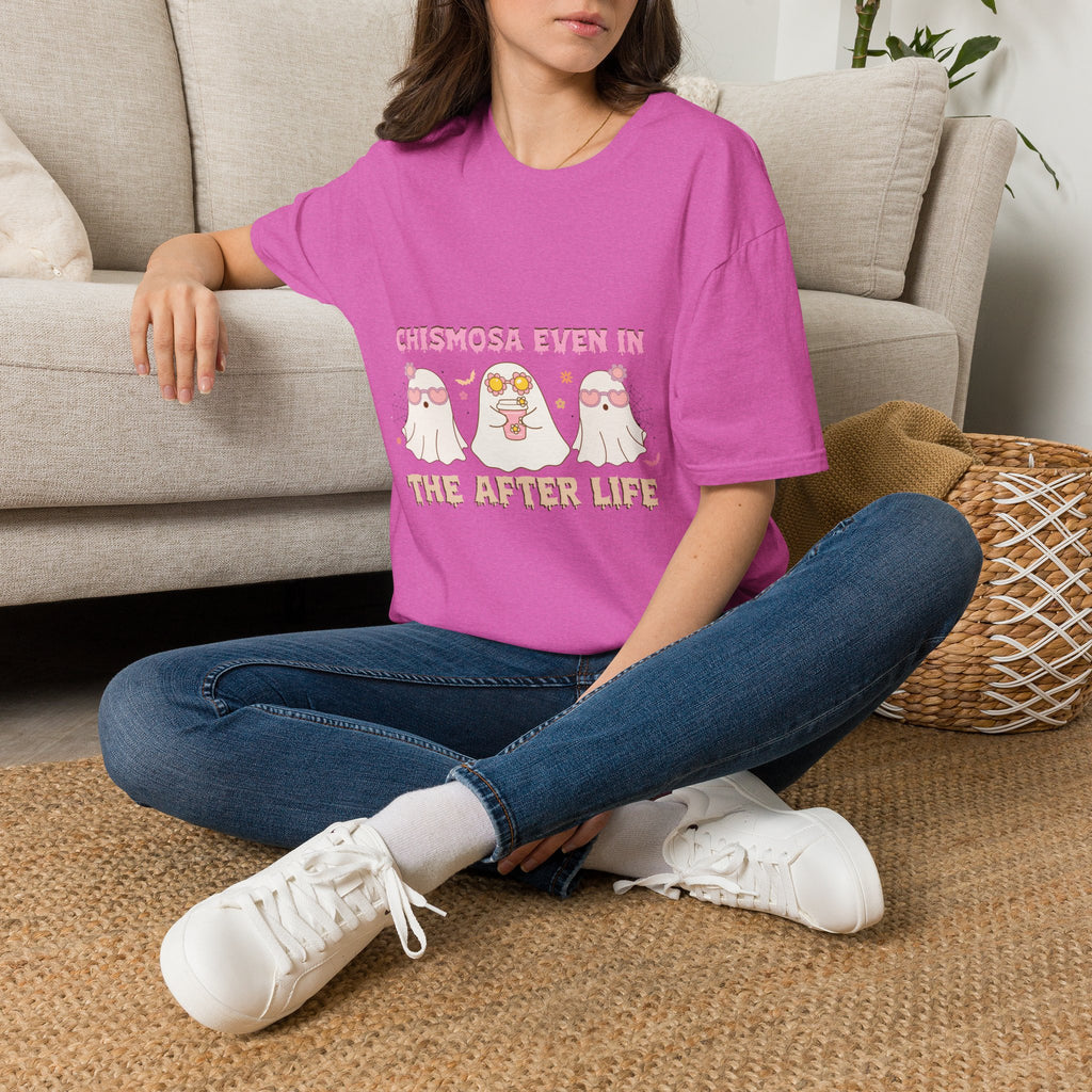 Chismosa Even in the Afterlife T-Shirt — Cute Ghosts Graphic Tee