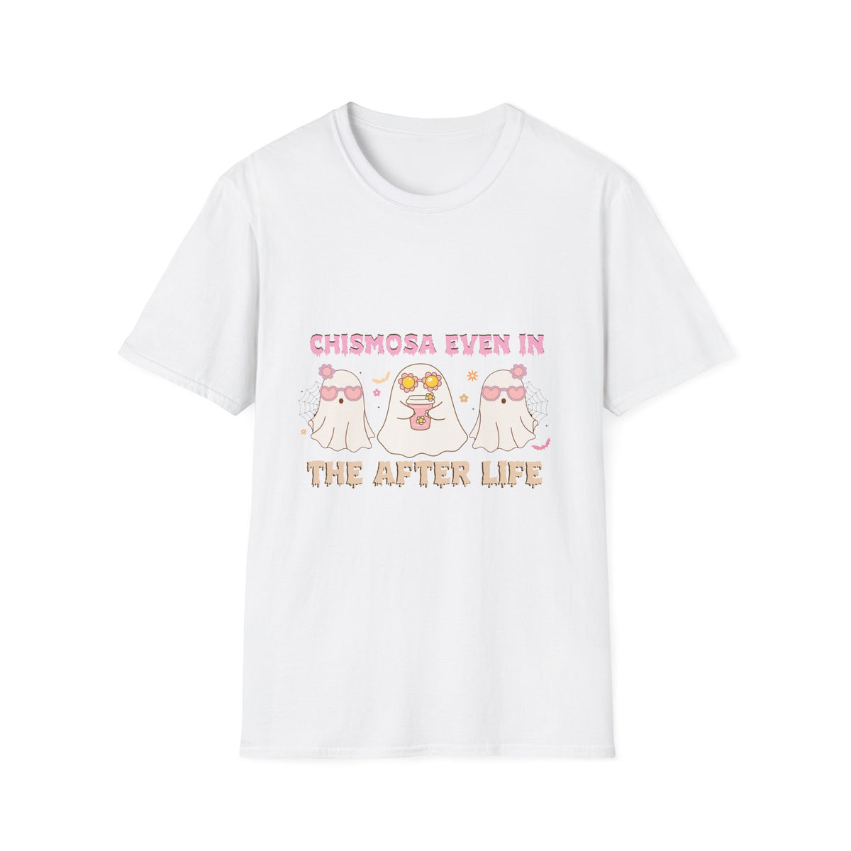 Chismosa Even in the Afterlife T-Shirt — Cute Ghosts Graphic Tee