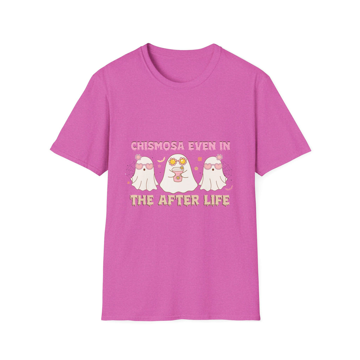Chismosa Even in the Afterlife T-Shirt — Cute Ghosts Graphic Tee