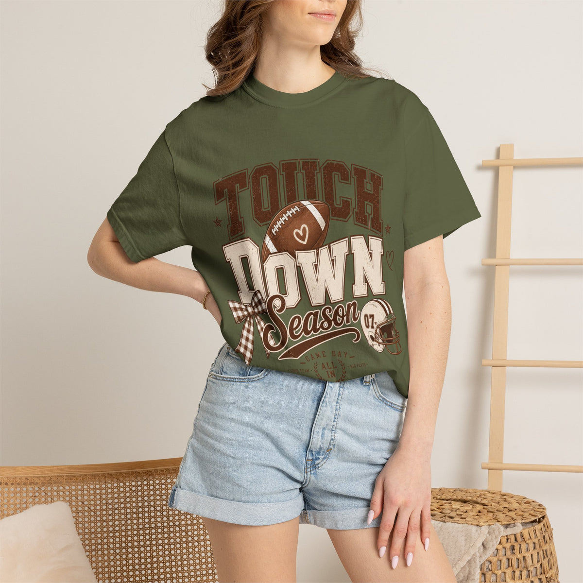 Touchdown Season T-Shirt — Vintage Football Game Day Tee