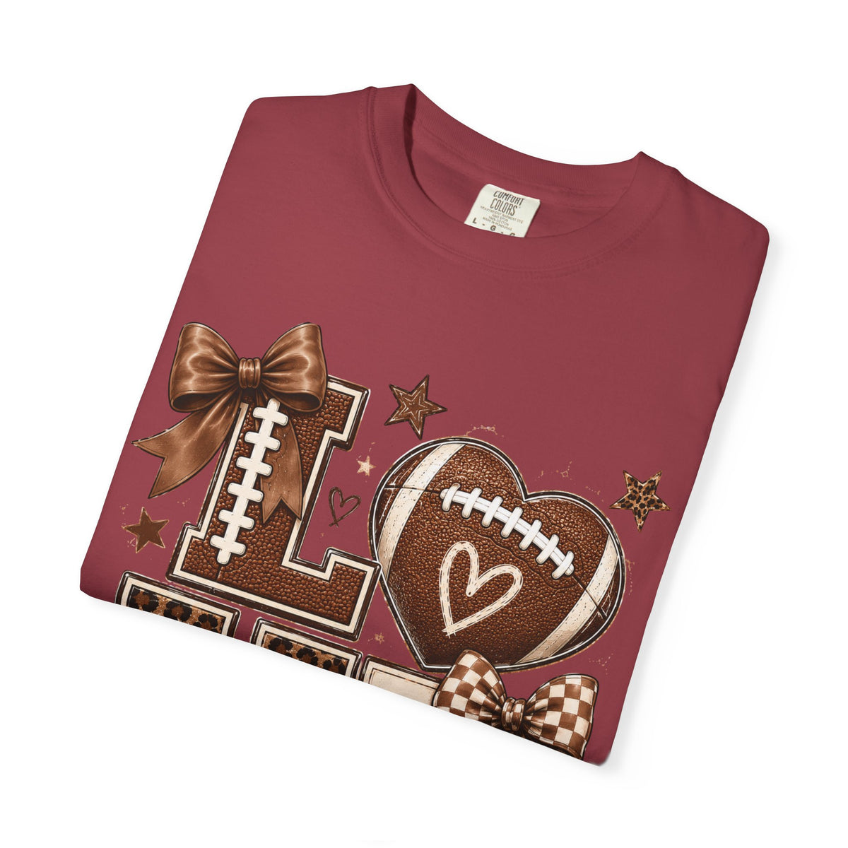Game Day Love T-Shirt — Football Cheer Mom/Player Spirit Tee