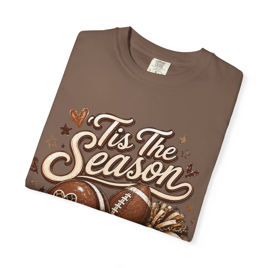 T-Shirt — "'Tis The Season" Football & Fall Cozy Graphic Tee