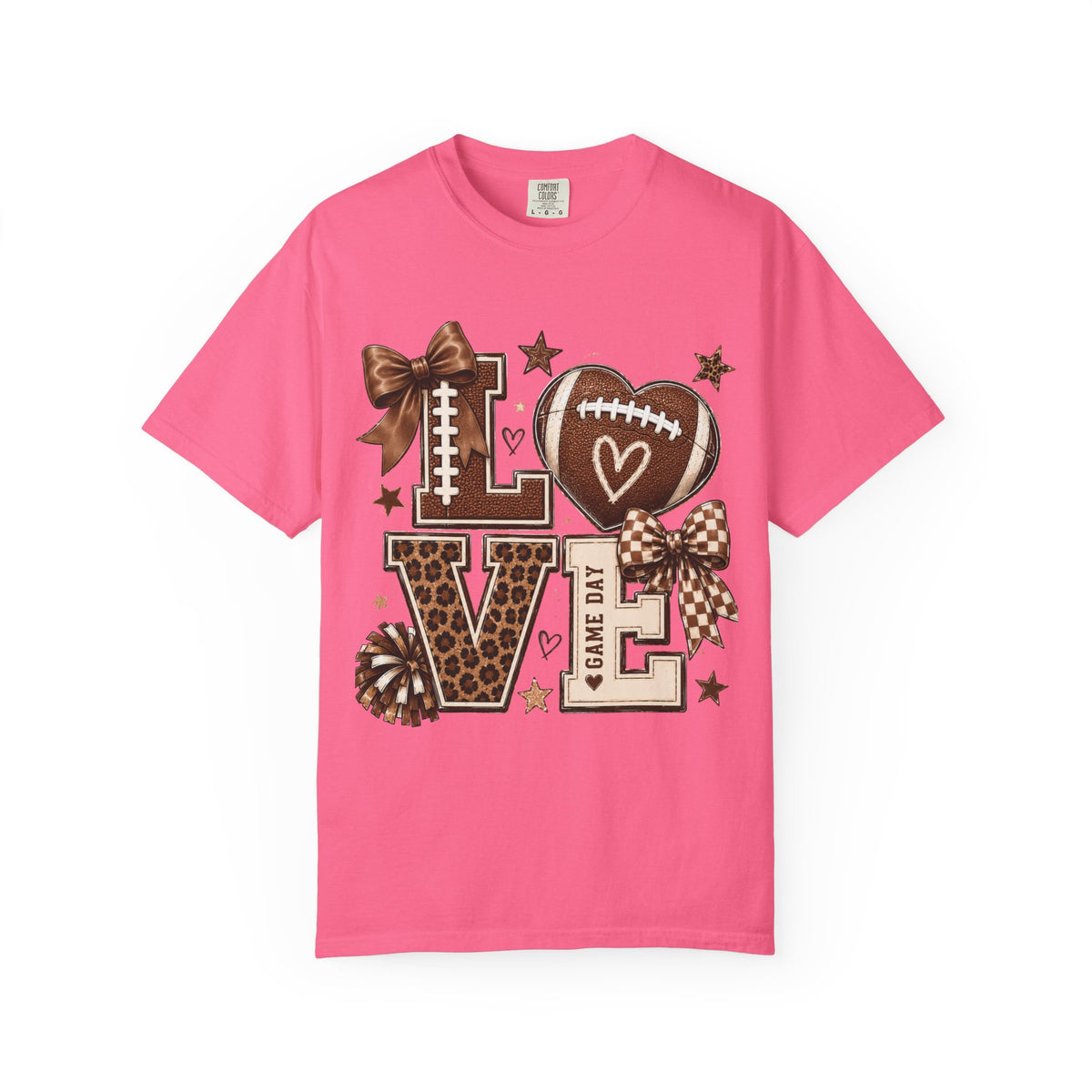 Game Day Love T-Shirt — Football Cheer Mom/Player Spirit Tee