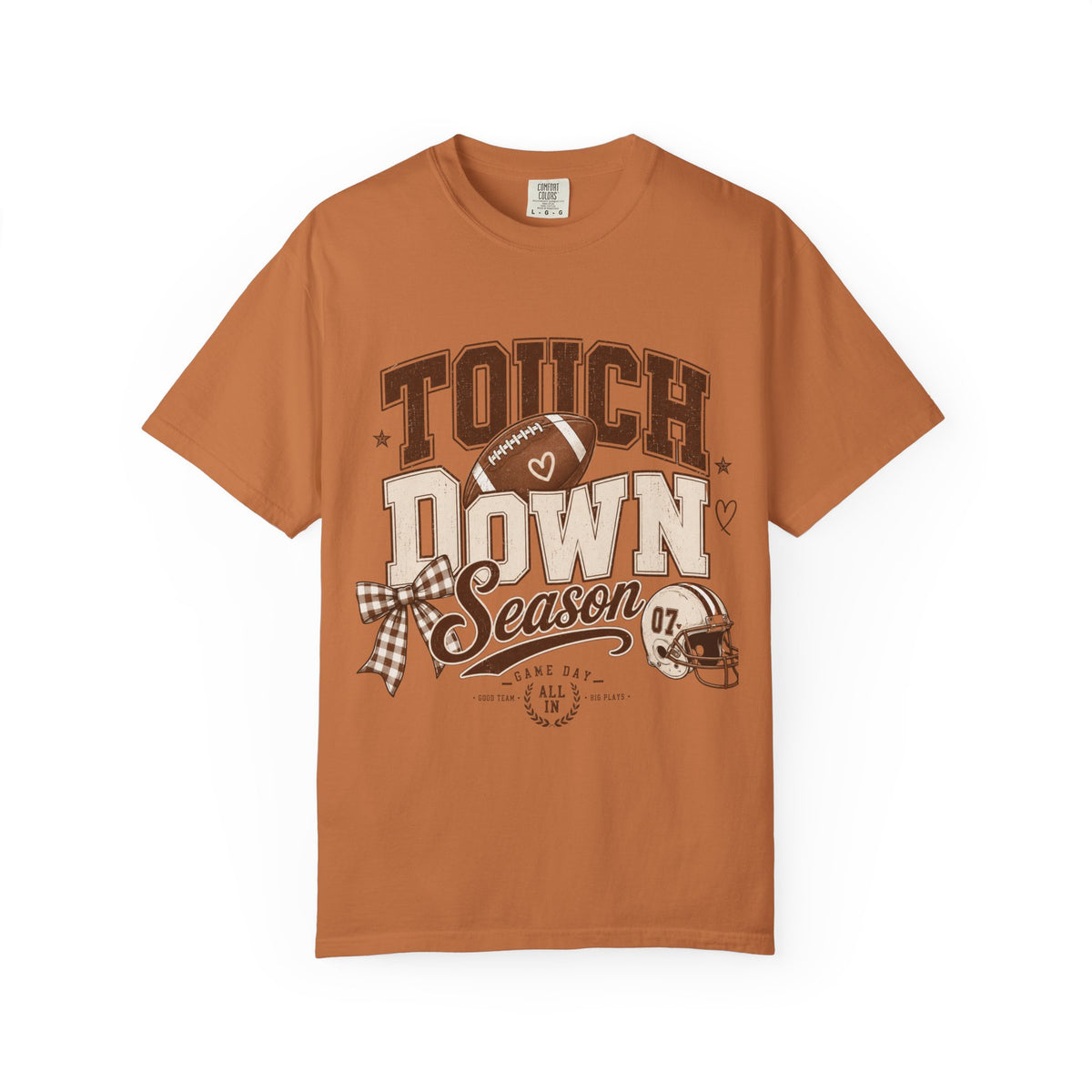 Touchdown Season T-Shirt — Vintage Football Game Day Tee