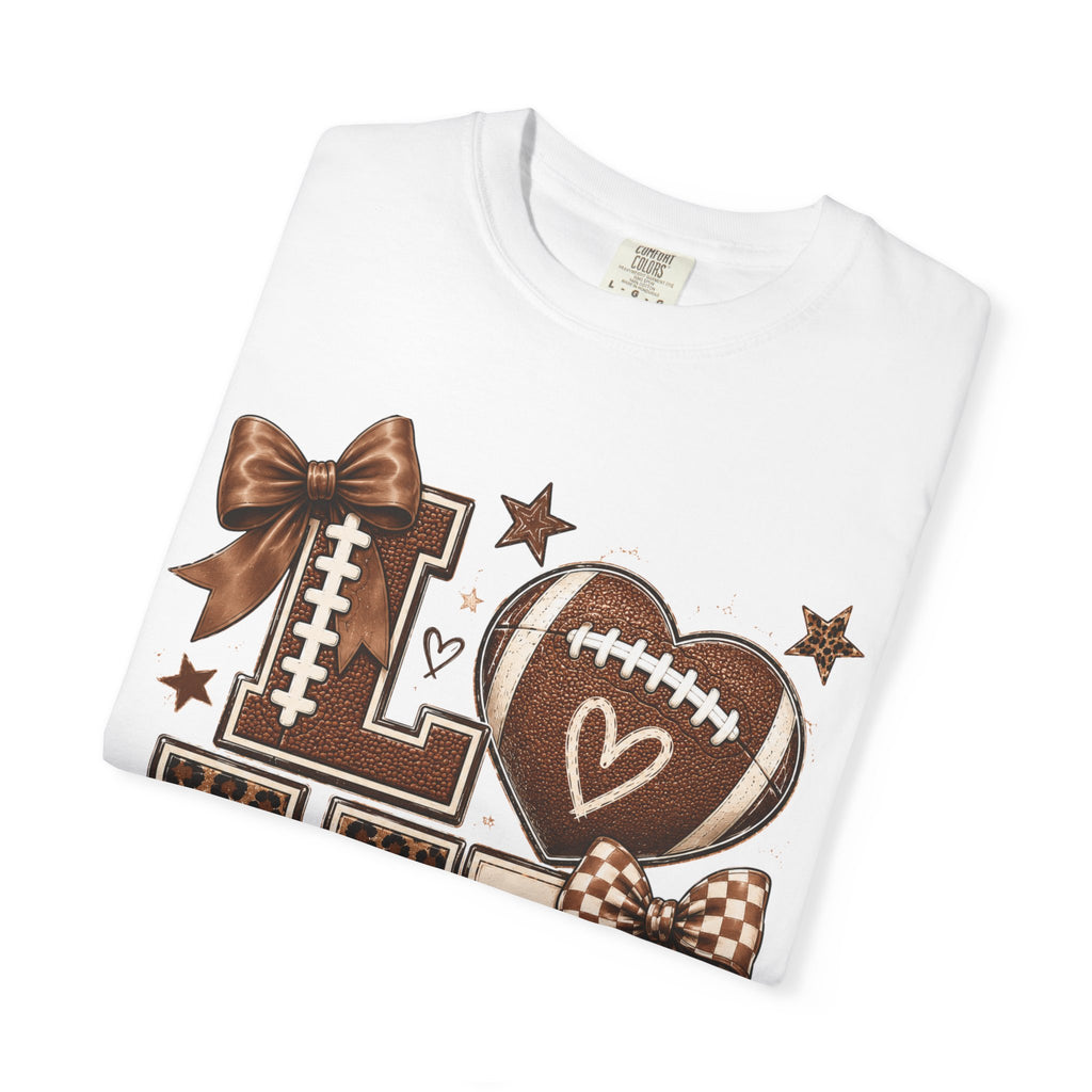 Game Day Love T-Shirt — Football Cheer Mom/Player Spirit Tee