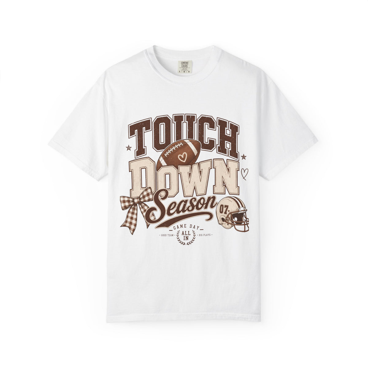 Touchdown Season T-Shirt — Vintage Football Game Day Tee