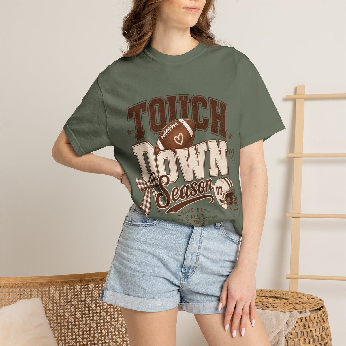 Touchdown Season T-Shirt — Vintage Football Game Day Tee