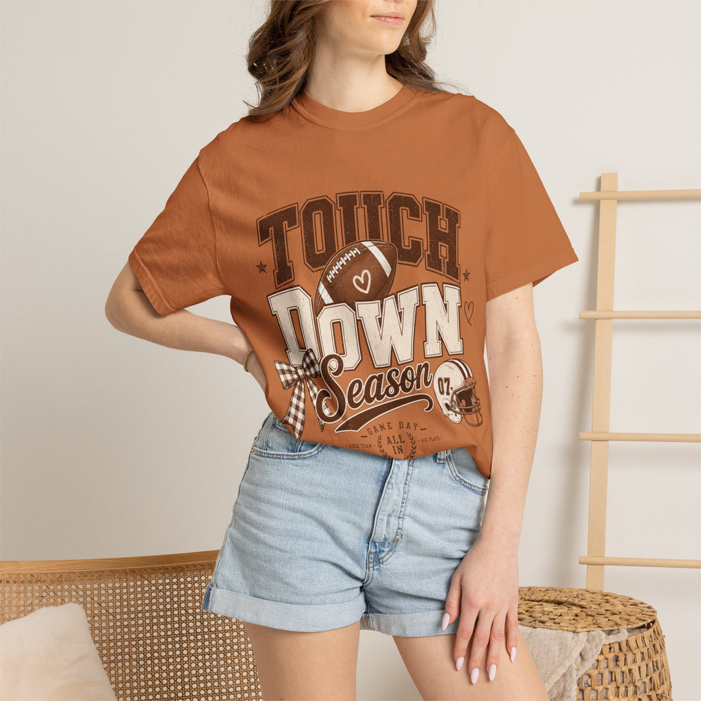 Touchdown Season T-Shirt — Vintage Football Game Day Tee