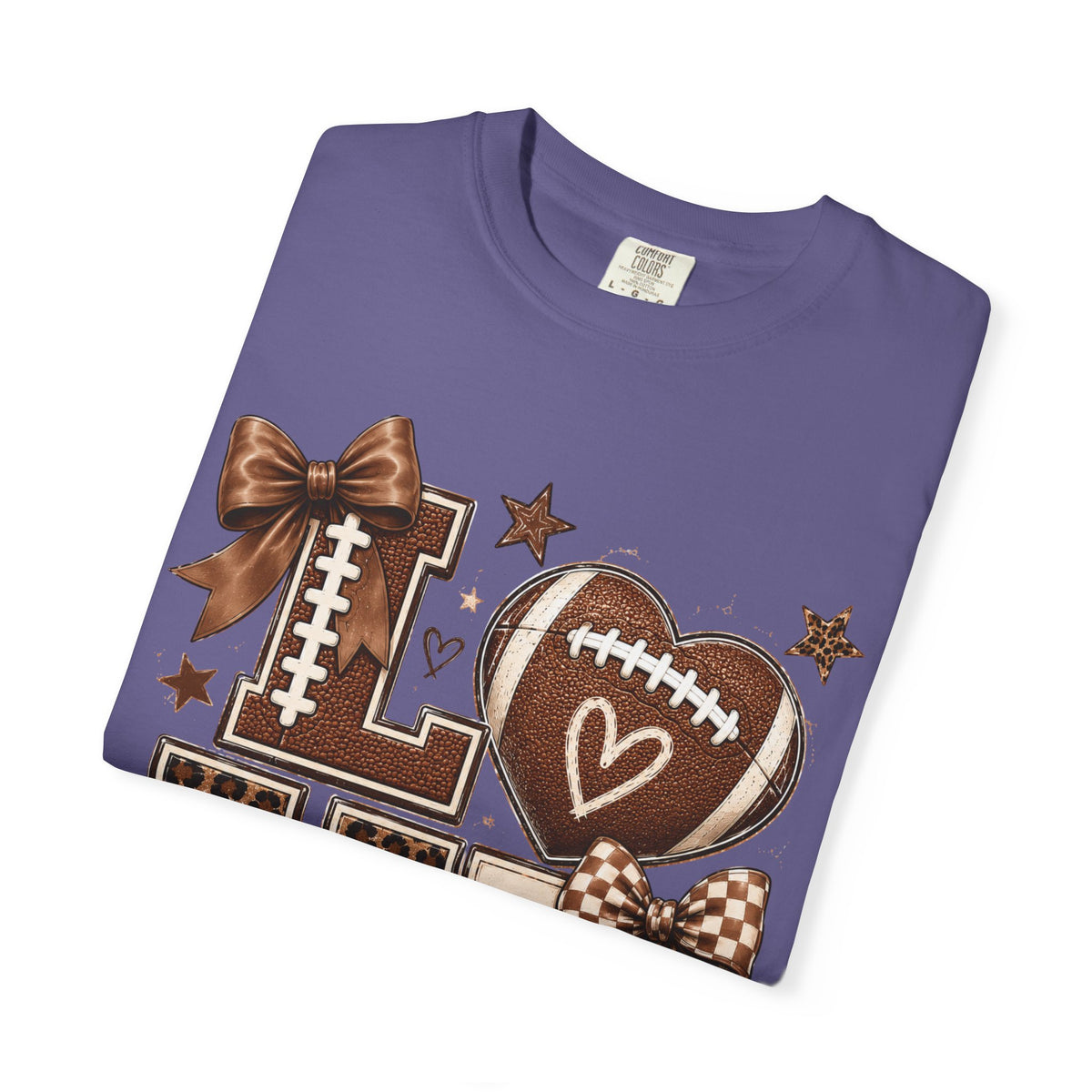 Game Day Love T-Shirt — Football Cheer Mom/Player Spirit Tee