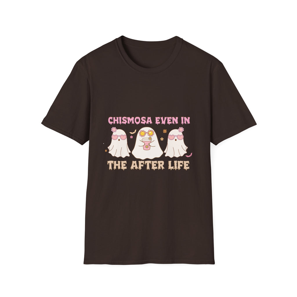 Chismosa Even in the Afterlife T-Shirt — Cute Ghosts Graphic Tee
