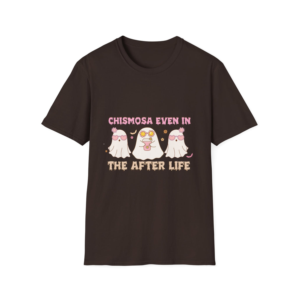 Chismosa Even in the Afterlife T-Shirt — Cute Ghosts Graphic Tee