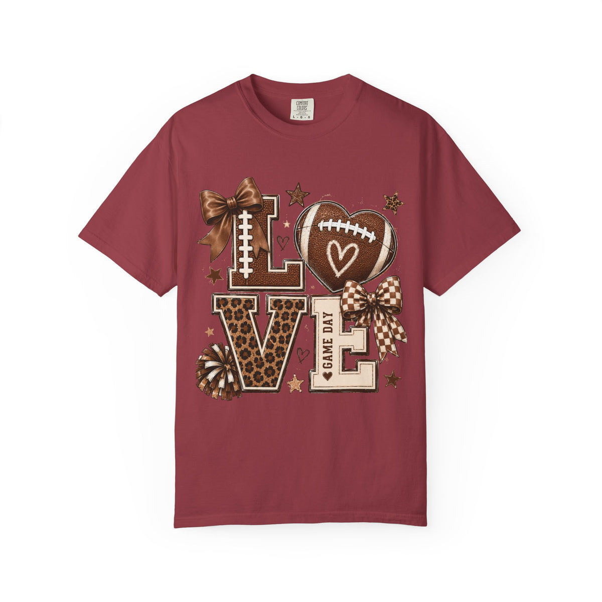 Game Day Love T-Shirt — Football Cheer Mom/Player Spirit Tee